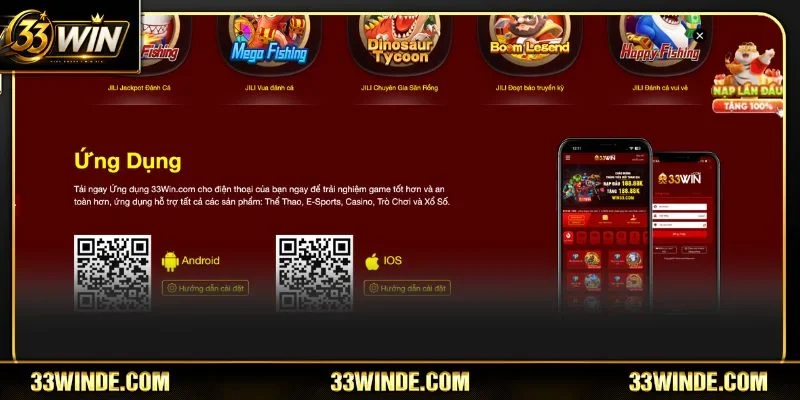 Làm theo từng bước để tận hưởng không khí sôi động tại 33WIN