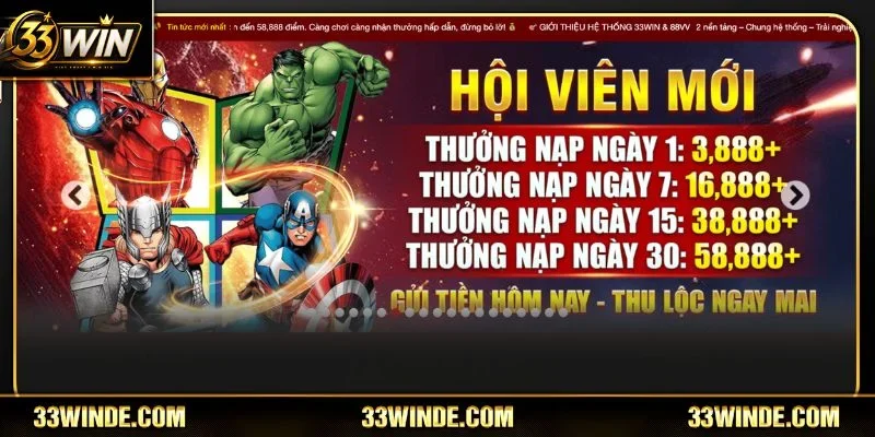 Sự kiện đặc biệt mà bất kể ai cũng không nên bỏ lỡ tại 33WIN.