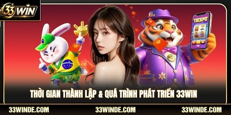 Thời gian thành lập và quá trình phát triển 33WIN