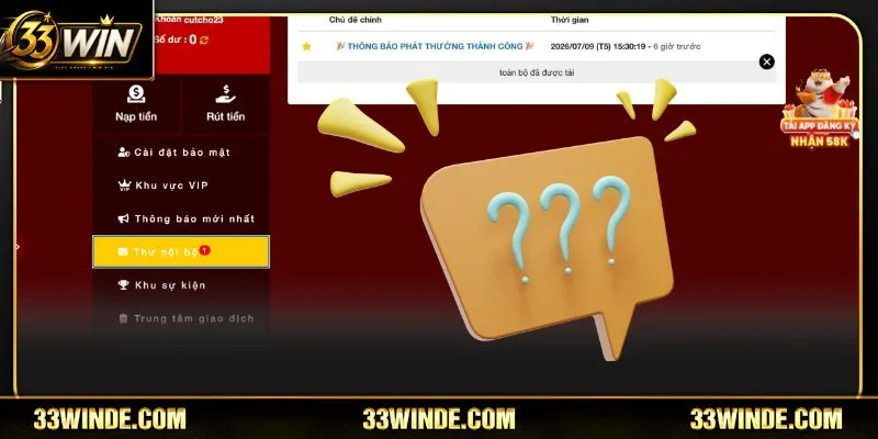 Tự tin nạp tiền 33WIN khi mọi vướng mắc được tháo gỡ.